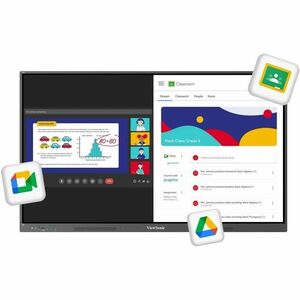 ViewSonic ViewBoard IFP8634 2184.40 mm 4K UHD LCD Collaboration Display - 8 GB DDR4 SDRAM - Ultra Fine Touch (UFT) - Touch