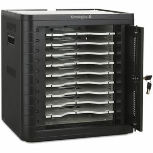 Kensington Charging Cabinet - For Storage, Enclosure - Fast Charging, Lockable, Adjustable Shelf, Locking Mechanism, Tampe