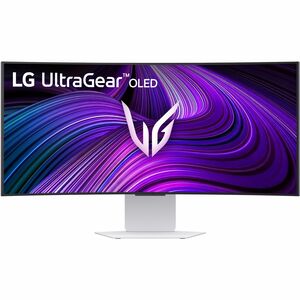 LG UltraGear 34GX90SA-W 34 Zoll Class UW-QHD Gekrümmter Bildschirm Gaming-OLED-Monitor - 21:9 Format - 86,4 cm (34 Zoll) V