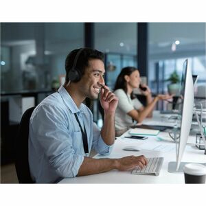 Yealink UH35 Dual USB-C/A Wired Over-the-head Stereo Headset - Black - Microsoft Teams Certification - Binaural - Supra-au