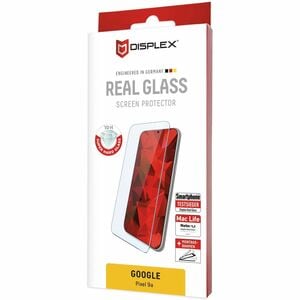Displex Real Glass 10H Gehärtetes Glas, Glas Displayschutz für Google - Transparent - für P-OLED Smartphone - Kratzfest, S