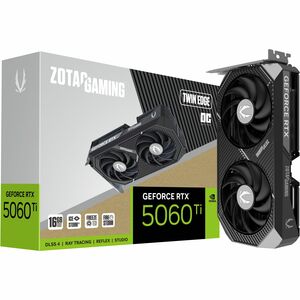 Zotac NVIDIA GeForce RTX 5060 Ti Grafikkarte - 16 GB - 7680 x 4320 - 2,60 GHz Core - 128 Bit Busbreite - DisplayPort - 3 x