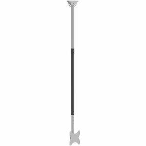 Neomounts Ceiling Mount for TV - Black - Height Adjustable - 1 Display(s) Supported - 58.4 cm to 106.7 cm (42") Screen Sup