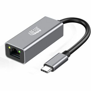 Adesso AUH-5000 Gigabit Ethernet Adapter for Mac, Notebook, Desktop Computer, Tablet, Smartphone, Switch, iPhone - 1000Bas