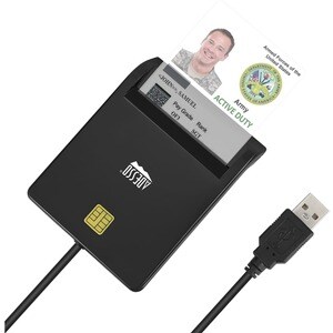 Adesso SCR-100 Contact Smart Card Reader - Banking - TAA Compliant - CableUSB 2.0