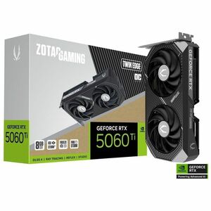 Zotac NVIDIA GeForce RTX 5060 Ti Graphic Card - 8 GB GDDR7 - 7680 x 4320 - 2.60 GHz Core - 128 bit Bus Width - PCI Express