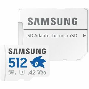 Samsung PRO Plus MB-MD128S 512 GB Class 10/UHS-I (U3) V30 microSDXC - 1 - 180 MB/s Read - 130 MB/s Write