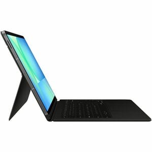 Housse/Clavier Samsung Book Cover - Porte-livres Style Samsung Galaxy Tab S10 FE+ Tablette - Noir - 202,5 mm Hauteur x 301