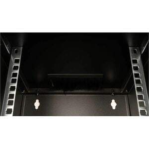 Roline 12U Wandmontierbar Rackschrank für Gestell270 mm Rack Depth - Schwarz - Glas, Stahl