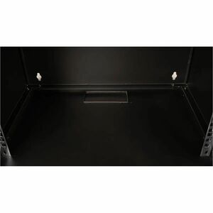 Roline 7U Wandmontierbar Geschlossener Schrank Rackschrank für Gehäuse, Networking380 mm Rack Depth - Schwarz - Glas, Stah