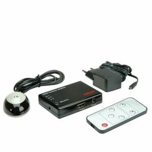 Roline Audio/Video-Schalter - Kabel - 3840 x 2160 - 4K - 2160p - 3 Eingabegerät - 1 Display - Monitor, Projektor, DVD-Play