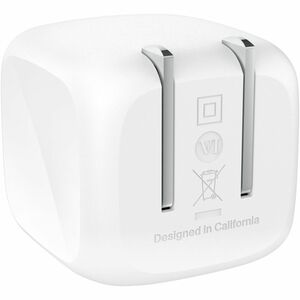 Belkin 45W Portable USB-C Wall Charger - 1xUSB-C (45W) - Fast Charge - Power Adapter - White - 45 W - White