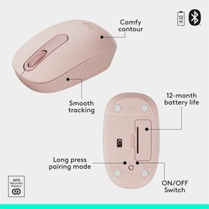 Logitech MK250 Bluetooth Wireless Mouse and Keyboard Combo: Fast & Easy Connectivity, Compact Wireless Keyboard, Ambidextr