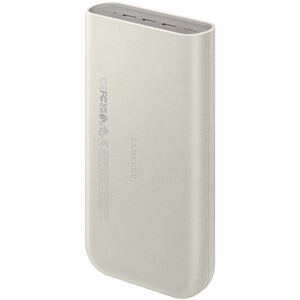 Cargador portátil Samsung - Beige - Para Smartphone, Tablet PC - 20000mAh - 45W - 2.25A - 20 V DC, 3,3 V DC Salida - 9 V E