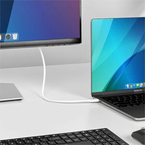 StarTech.com 2 m DisplayPort/USB-C AV-Kabel - 1 - Cable for Audio-/Video-Gerät, Display, MAC, Smartphone, Notebook, Monito