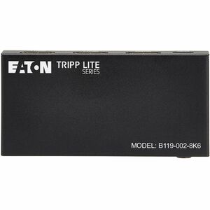 Tripp Lite series 2-Port HDMI Switch with Remote Control - 8K 60 Hz, UHD, 4:4:4, HDR10+, HDCP 2.3 - 7680 x 4320 - 8K, 4K -