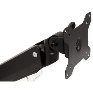 Roline Clamp Mount for LCD Monitor - Black - 1 Display(s) Supported - 15 kg Load Capacity - 75 x 75, 100 x 100 - Aluminium