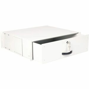 Roline Keyboard Drawer - 3U - 130 mm Height x 485 mm Width x 400 mm Depth - Grey, Light Grey - Steel