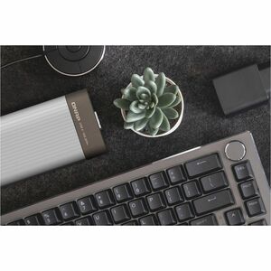 QNAP QNA-UC10G1SF 10Gigabit Ethernet Adapter for Computer - 10GBase-X - SFP+ - Portable - USB Type C - 10 Gbit/s Data Tran