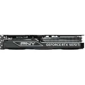 Carte Graphique PNY NVIDIA GeForce RTX 5070 Ti - 16 Go GDDR7 - Pleine Hauteur - 2,30 GHz Matériau - 2,57 GHz Boost clock -