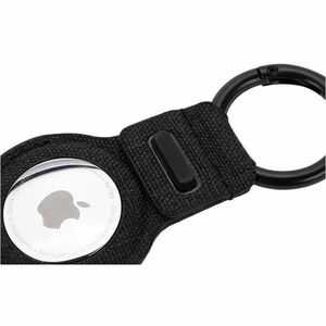 Incase Woolenex AirTag Asset Tracking Tag Holder - 91.4 mm x 40.6 mm x 5.1 mm x - Metal, Polyester - Graphite - Key Ring, 