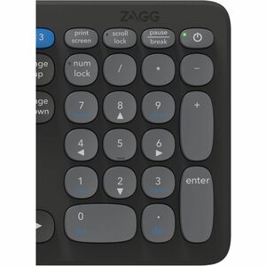 ZAGG Pro Tastatur - Kabellos Konnektivität - Nordisch - 99 Taste(n) - Universal - PC, Mac