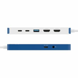 Hyper HyperDrive HD4103BUGL USB Type C Docking Station for Monitor, Desktop PC, Notebook, Tablet, Keyboard, Flash Drive - 