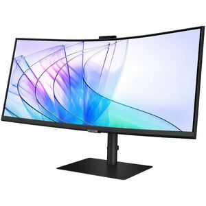 Samsung ViewFinity S34C652VEU 34" Class Webcam UWQHD Curved Screen LED Monitor - 21:9 - Black - 86.4 cm (34") Viewable - V