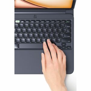 ZAGG Pro Keys 2 Tastatur/Cover (Folie) für 33 cm (13 Zoll) Apple iPad Air 13 (2025), iPad Air 13 (2024) Tablet - Schwarz -
