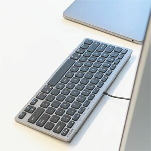 Macally USB C Mac Keyboard - Cable Connectivity - USB Type C Interface - 78 Key(s) - Mac OS - MacBook, iPad, iMac - Mac, P