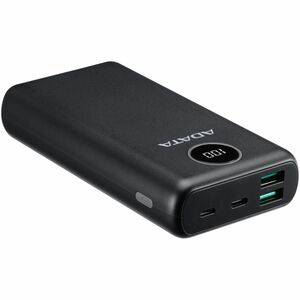 Cargador portátil Adata AP20000QCD-DGT-CBK - Negro - Para Teléfono móvil, Consola de juegos - Litio Polímero (Li-Polímero)