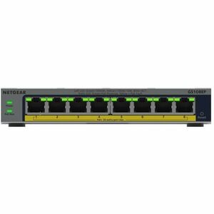 Netgear Business GS108EP Ethernet Switch - 8 Ports - Manageable - Gigabit Ethernet - 10/100/1000Base-T - 3 Layer Supported