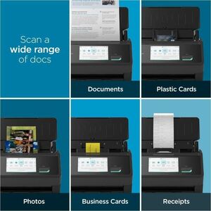Ricoh ScanSnap iX2500 Large Format ADF/Manual Feed Scanner - 600 dpi Optical - Black - 45 ppm (Mono) - 45 ppm (Color) - Co