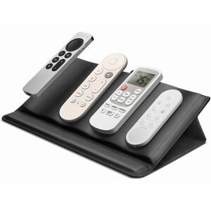 Spigen Remote Control Remote Control Holder - 72.4 mm x 267 mm x 197.4 mm x - PU Leather - Black - Scratch Protection, Sec