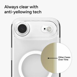 ZAGG Crystal Palace Lite Snap Case for Apple iPhone 17 Air Smartphone - Crystal Clear - Drop Resistant, Yellowing Resistan