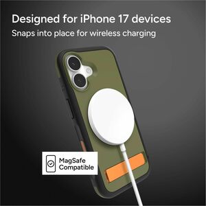 ZAGG Sedona Snap Case for Apple iPhone 17 Smartphone - Sea Kelp - Impact Absorbing, Drop Resistant, Shock Absorbing, Slip 