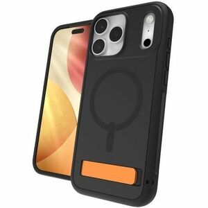 ZAGG Sedona Snap Case for Apple iPhone 17 Pro Max Smartphone - Flood Black - Impact Absorbing, Drop Resistant, Shock Absor