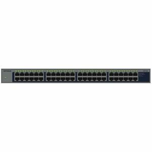 Netgear Business GS748 Ethernet Switch - 48 Ports - Gigabit Ethernet - 10/100/1000Base-T - 2 Layer Supported - 8.81 W Powe