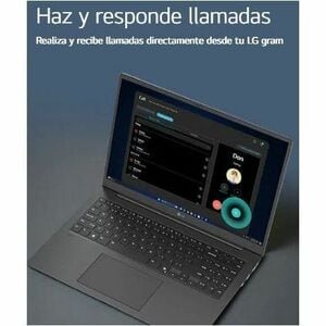 LG gram 17Z90T-G 17Z90T-G.AA78B 43.2 cm (17") Notebook - WQXGA - Intel Core Ultra 7 255H - 16 GB - 1 TB SSD - Spanish Keyb