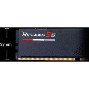 G.SKILL Ripjaws S5 RAM Module for Motherboard, Desktop PC - 64 GB (2 x 32GB) - DDR5-6000/PC5-48000 DDR5 SDRAM - 6000 MHz -