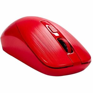Mouse Naceb - Radiofrecuencia - USB - 3 Botón(es) - Rojo - Inalámbrico - 2.40GHz - 1600 dpi - Rueda de desplazamiento - 1 