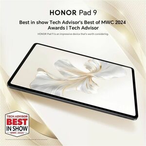 Tableta HONOR Pad 9,  8GB+256GB, 12.1 Pulgadas, 8 Altavoces, Cuerpo de Metal, Android, Battery 8300 mAh, WiFi Tablet, Gris