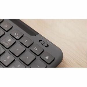 Logitech Signature Slim MK620 Keyboard & Mouse - QWERTY - German - USB Type C Scissors Cable Keyboard - Keyboard/Keypad Co