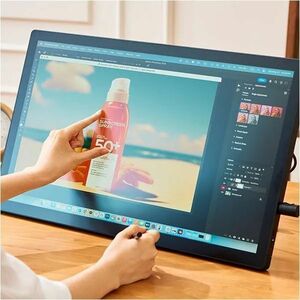 Wacom Cintiq 24 Touch - 3D Graphics Tablet - 24" LCD - 5080 lpi - WQHD - Touchscreen - Multi-touch Screen Cable - 16.7 Mil