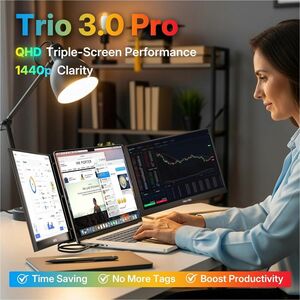 Mobile Pixels Trio 3.0 Pro 101-1004P06 14" Class LCD Monitor - 16:10 - 14.1" Viewable - In-plane Switching (IPS) Technolog