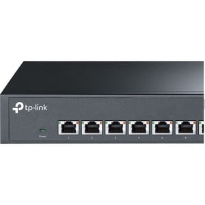 TP-Link TL-SX1008 8 Ports Ethernet Switch - 2 Layer Supported - 31.20 W Power Consumption - Twisted Pair - Desktop, Rack-m