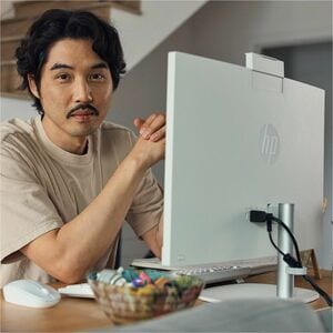 HP 24-cr0901in All-in-One Computer - Intel Core i3 13th Gen i3-1315U - 8 GB - 512 GB SSD - 60.45 cm (23.80") Full HD - Des