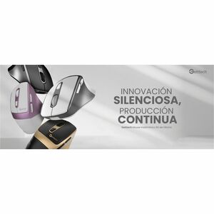 Mouse Inalámbrico Getttech , 2.4 GHz, 5M de Conexión, Ratón Ergonómico de dpi Ajustable de 3 Niveles, Ratón Inalámbrico co