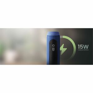 Cargador portátil Gettech GBN-M10CL-01 - Azul - Para Dispositivo USB tipo A, Dispositivo USB tipo C - 10000mAh - 15W - 3A 