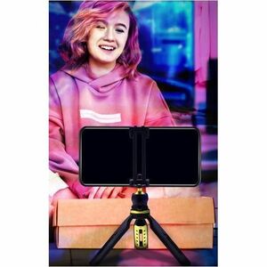 Trípode Yeyian - Plástico ABS, Aluminio - Negro, Oro